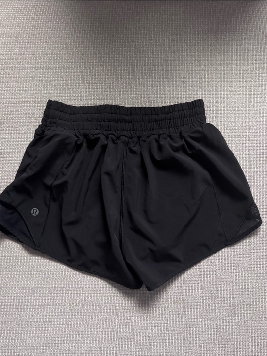 lululemon athletica Pants - Lululemon hotty hot high rise Black Women's Athletic Running Shorts 4